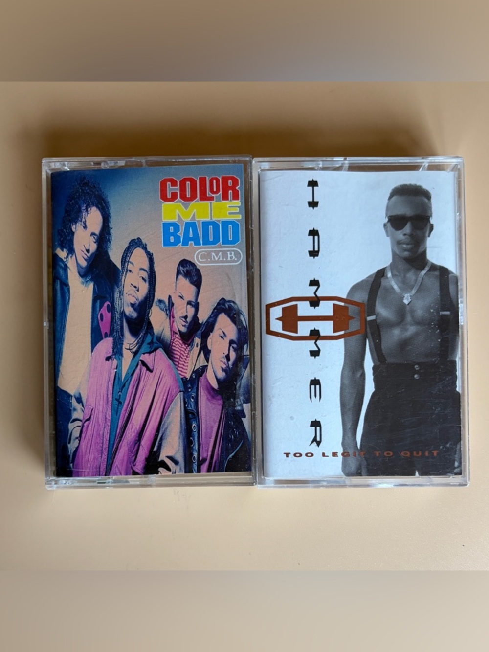 MC Hammer & Color Me Badd Cassette Tapes